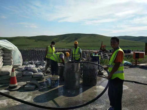 太子河公路地聚物下沉注浆怎么样